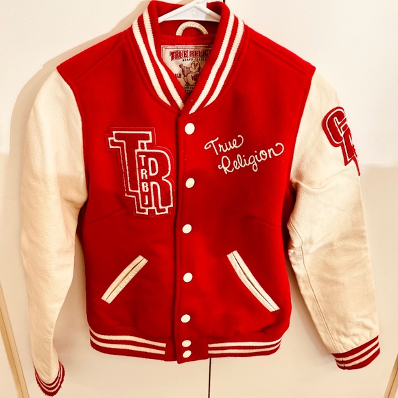 True Religion Varsity Jacket-  Women's Small - Picture 6 of 9